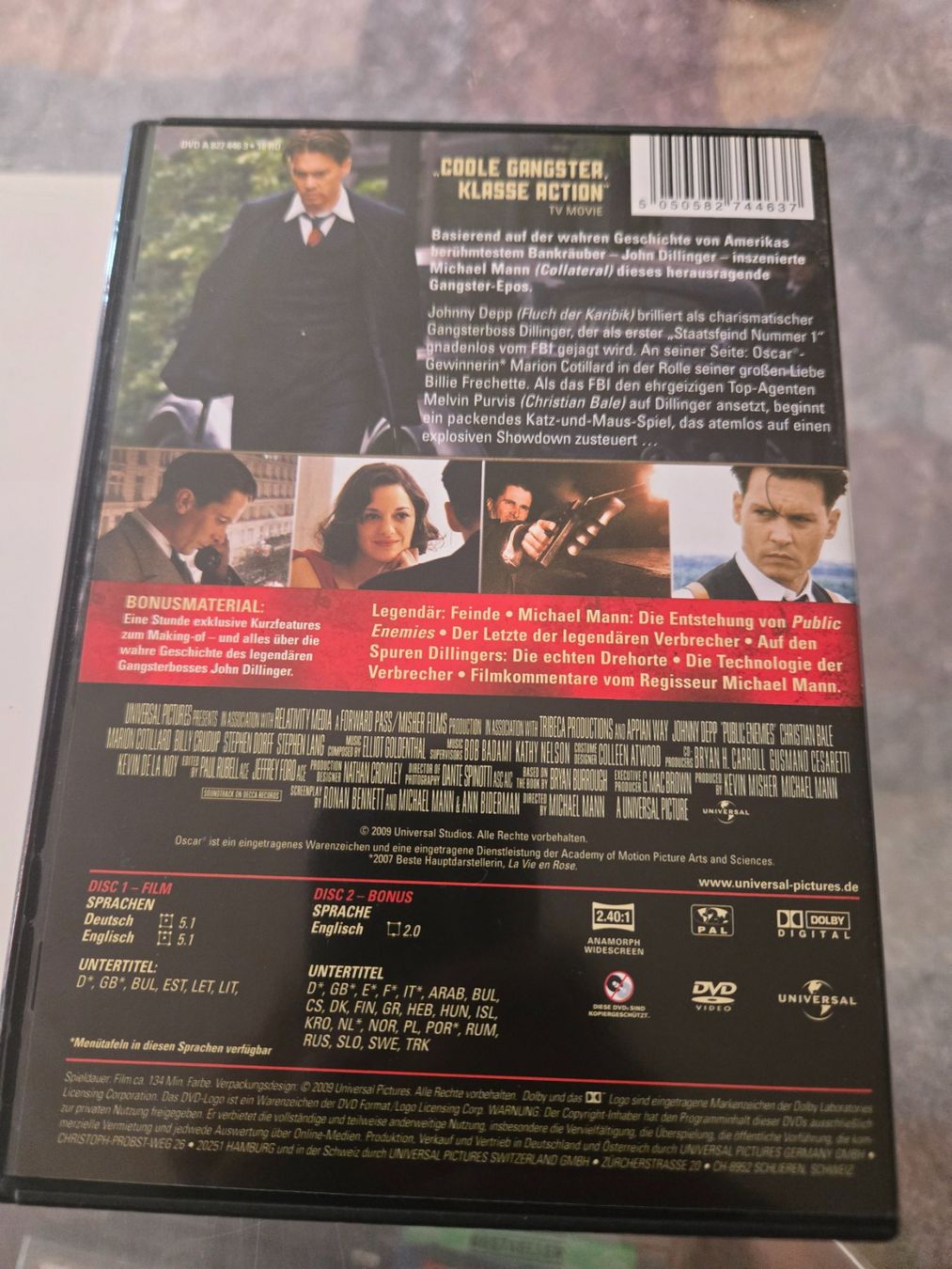 Alle DVDs: Public Enemies DVD – Gebraucht aus Bussigny von Kfdlt 1