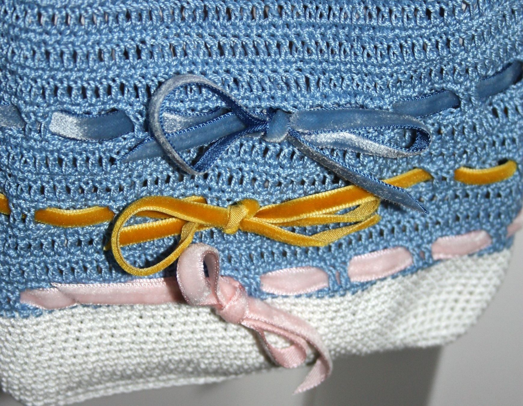 Taschen: Handtasche Beuteltasche bunt mit Samtband NEU – Neu (gemäss Beschreibung) aus Flüelen von Diversicum-HandMade 2