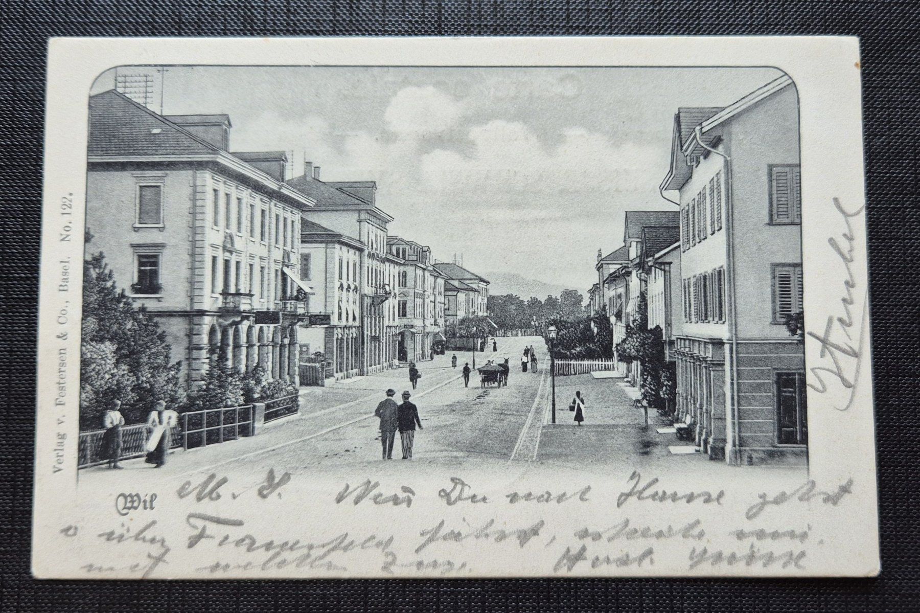 Cartoline postali: Wil SG (belebte Strasse) – Usato da Zürich venduto da brinkosos