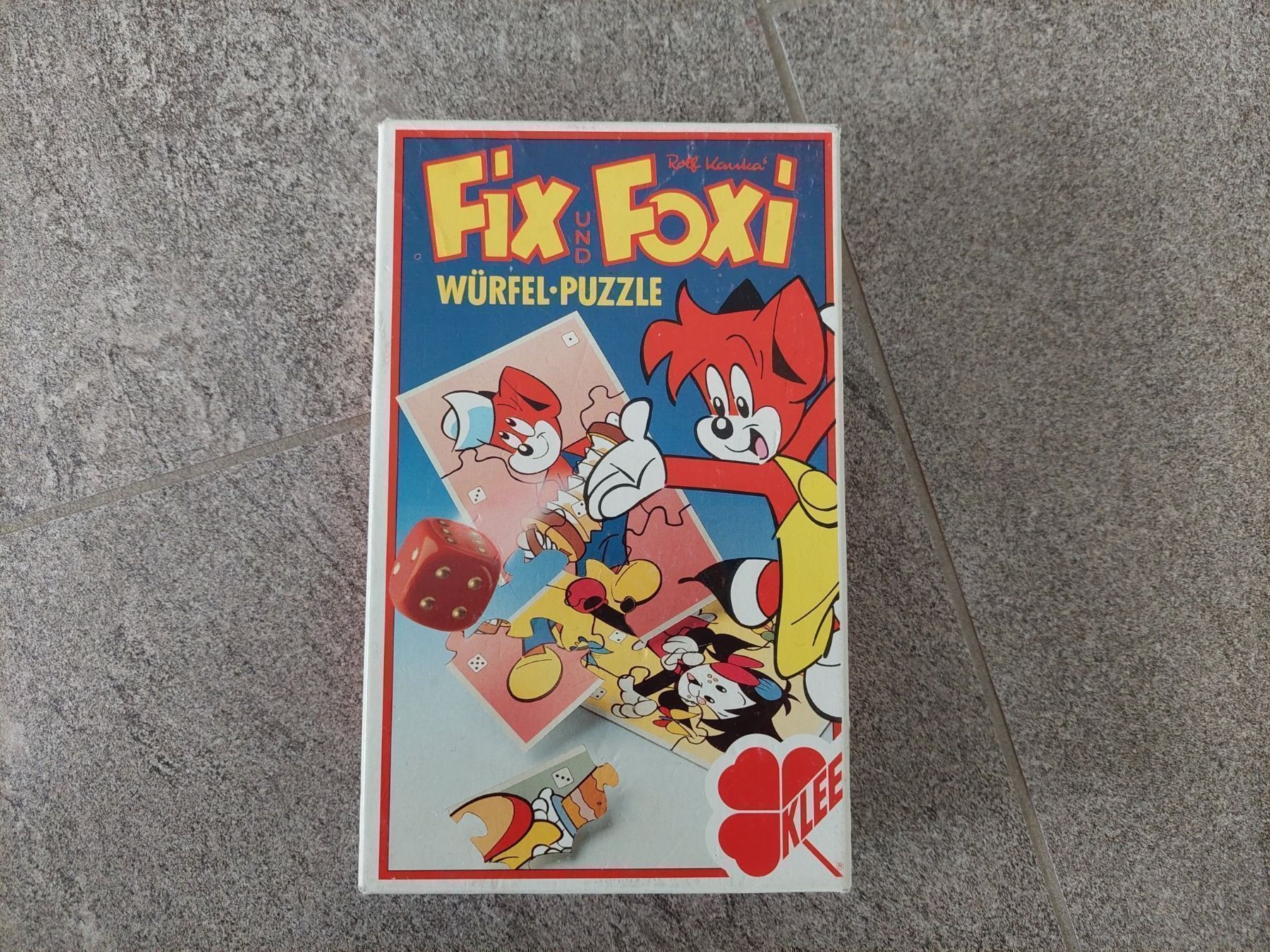 Giochi: Fix und Foxi Würfel Puzzle – Usato da Wiesendangen venduto da troawus