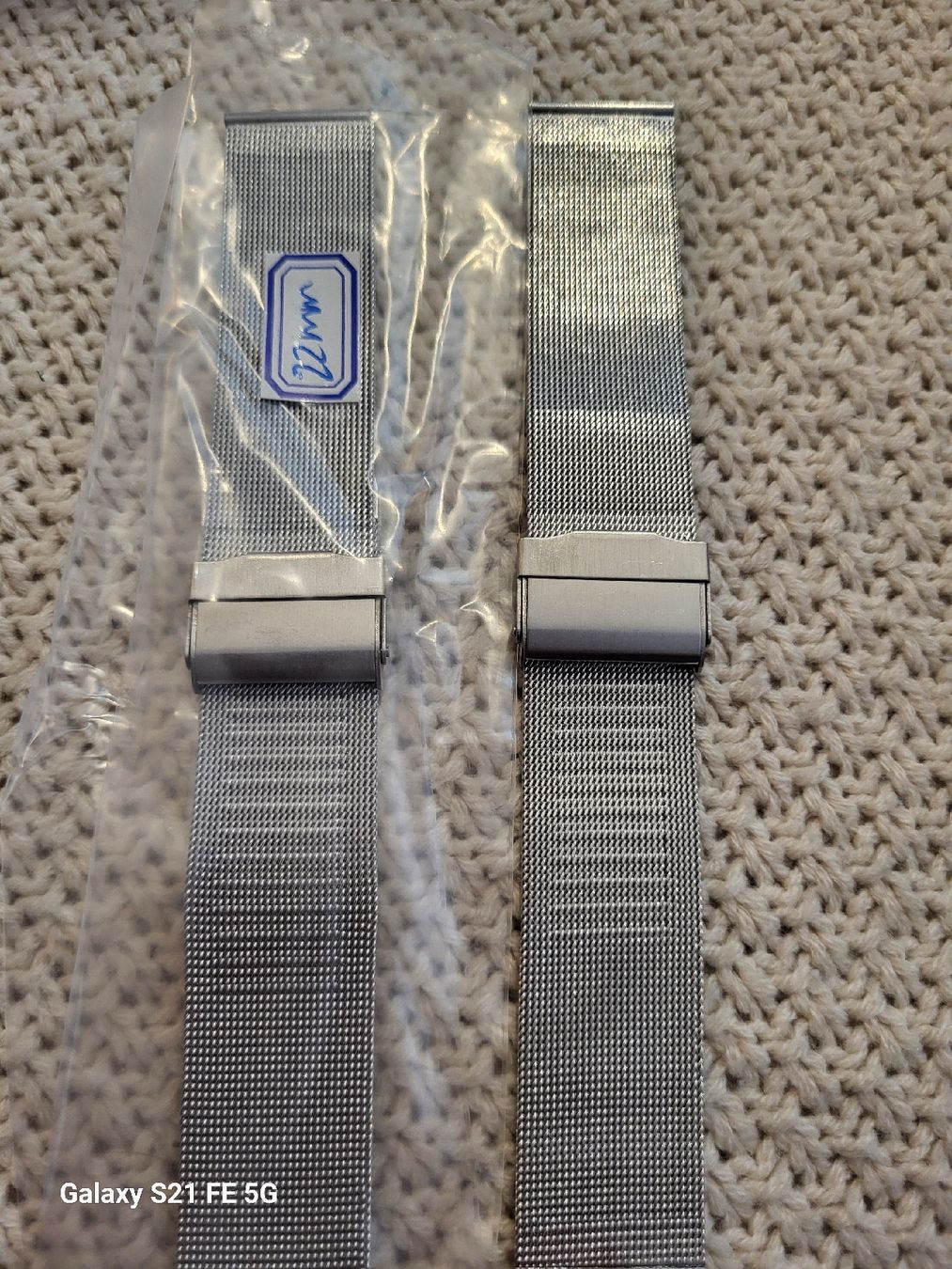 Bracciali & Braccialetti: Milanese Uhrenarmband 22mm silber – Nuovo e nell'imballaggio originale da Riehen venduto da tamola67