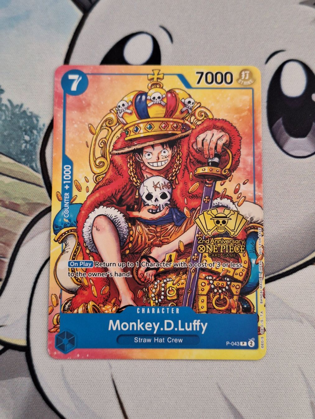 Bandai Carte collezionabili: One Piece Card Game: Monkey D. Luffy P-043 – Usato da Küsnacht ZH venduto da nichuu