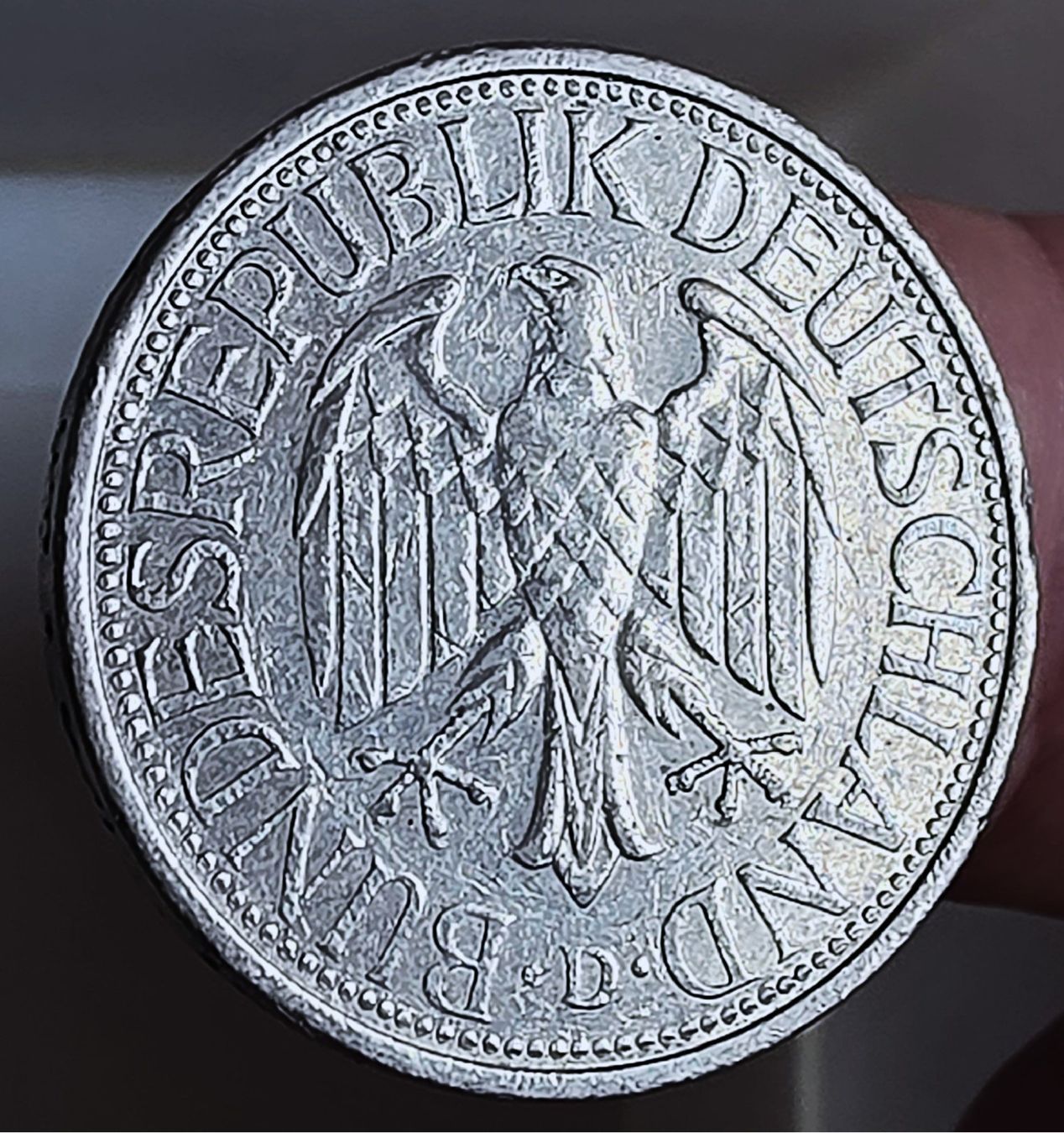 Tutti le monete: DEUTSCHLAND 1 MARK 1974 D – Usato da Winterthur venduto da Creso70