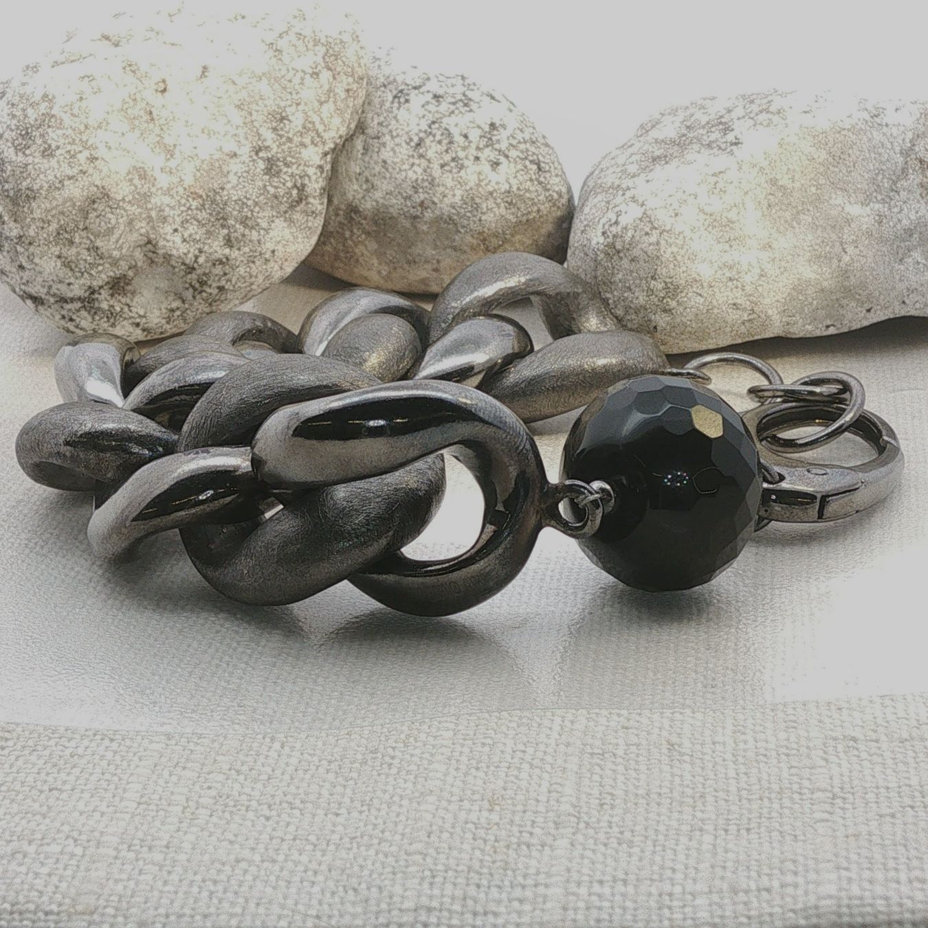 Olga Ribler Armbänder & -reifen: Statement  Armband Sterling Silber mit Onyx – Neu (gemäss Beschreibung) aus Luzern von Schmuckoutlet 2