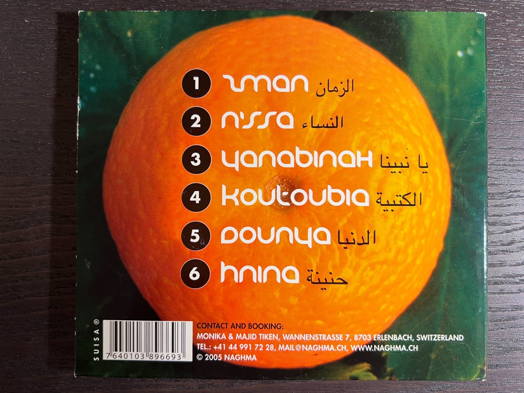 CD: Naghma - Orange – Usato da Zürich venduto da MusikFreunde 1