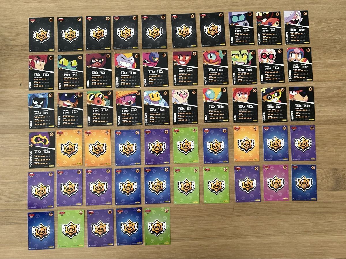 Panini Carte collezionabili: Brawl Stars Sammelkarten 55Stk. – Nuovo (secondo la descrizione) da Naters venduto da Gemschhtte 1
