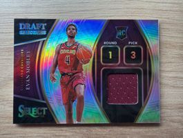 NBA Evan Mobley RC PATCH SILVER Draft Selection Select 21/22