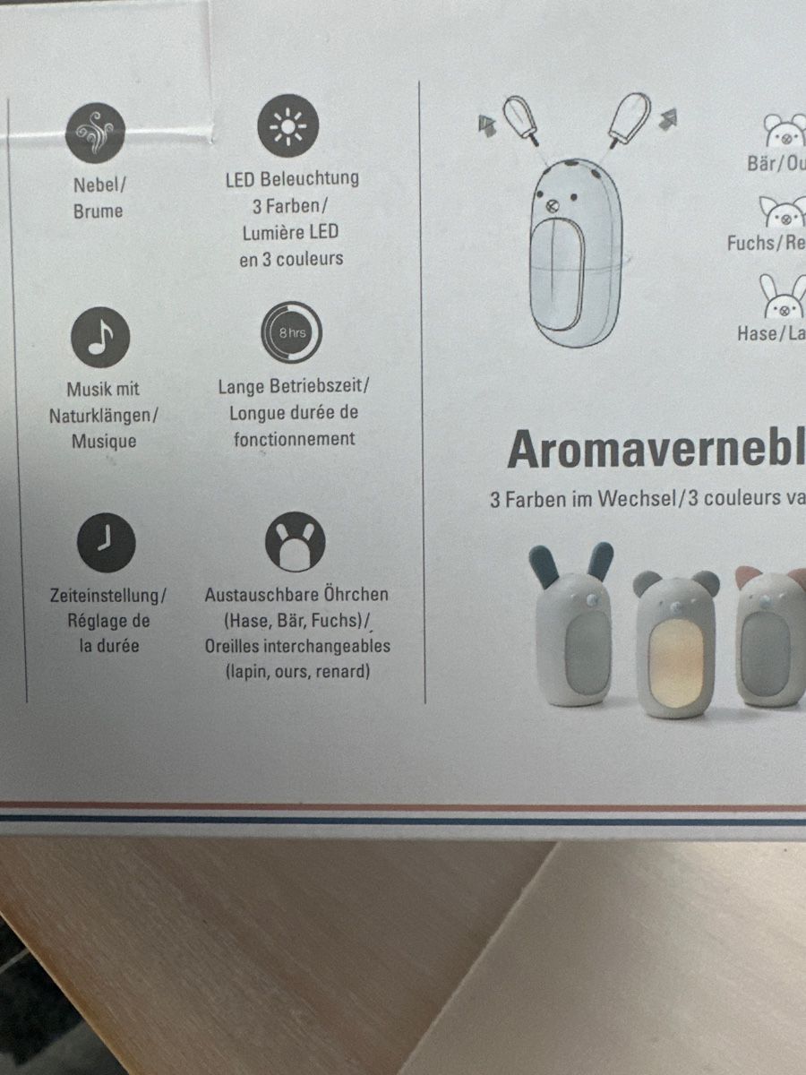 Diffusori di oli essenziali: Aromavernebler Kinderzimmer – Usato da Erlenbach ZH venduto da eila_13 4