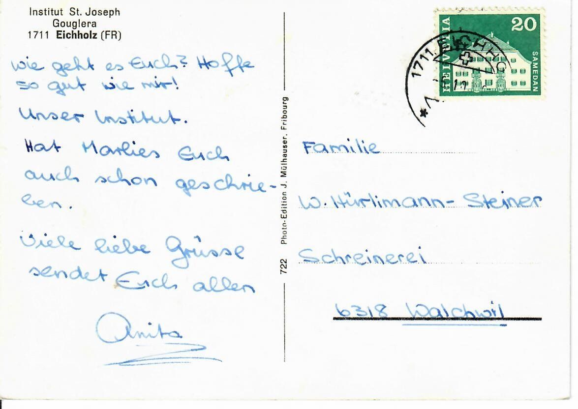 Ansichtskarten: Eichholz FR – Gebraucht aus Hochdorf von Ziegel-16 1