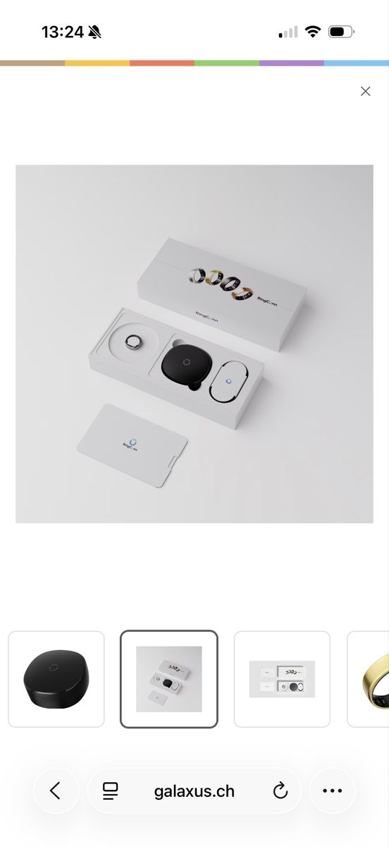Smartwatch: RingConn Smart Ring Gen2 Gr. 9 in Gold – Gebraucht aus Zürich von kri_d25l 2
