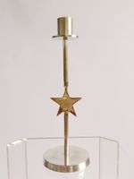 Metall Kerzenständer mit Stern