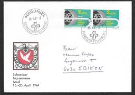 Sonderbrief S. 632 Muba Basel 20.4.1967