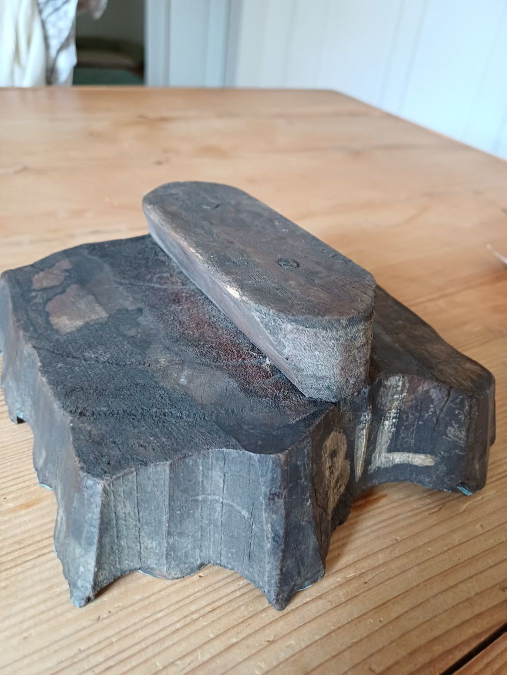 Stempel: Blockdruck Stempel Holzstempel handgeschnitzt – Gebraucht aus Elgg von Flurinal 2