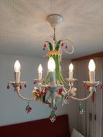Vintage Blumige Deckenlampe, Kronleuchter