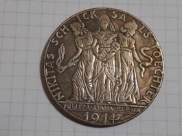 Medaille 1916, 1. Weltkrieg, Schicksals Töchter, 36mm