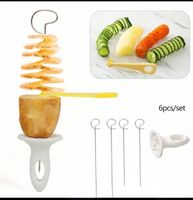Multifunktions Spiral Kartoffelschneider 6-teilig NEU+OVP