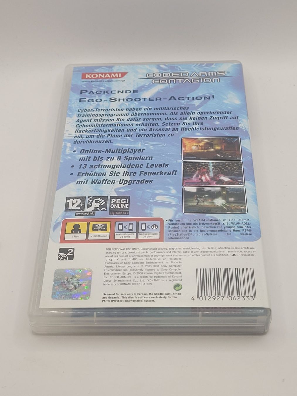 Sony Giochi: PSP Coded Arms Contagion OVP Playstation Portable – Usato da Münchenstein venduto da danytlaw 1