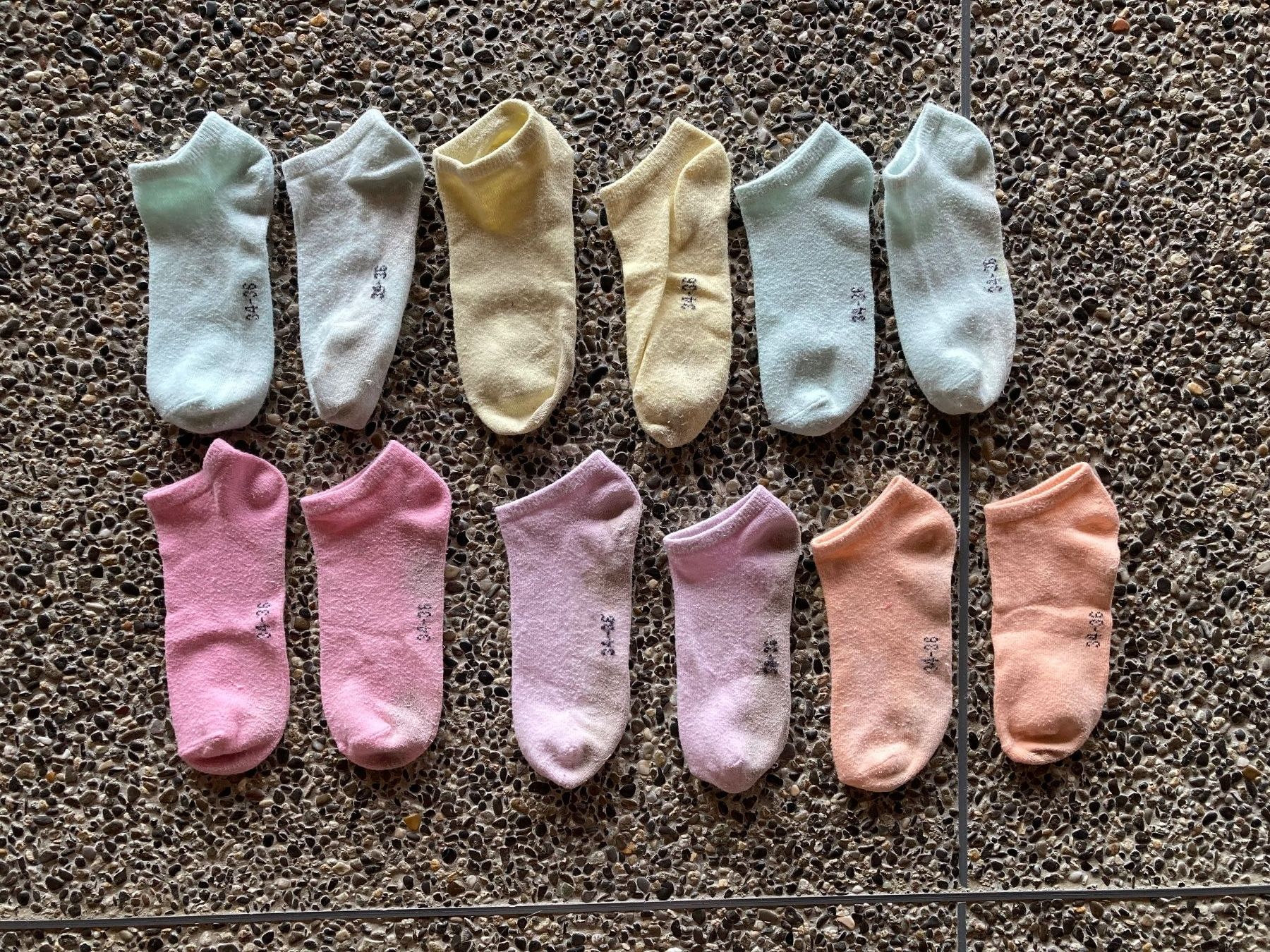 C&A Calze per bambini: Kurze Socken, Sneakersocken Gr. 34 - 36 – Usato da Aetingen venduto da Nadinsky