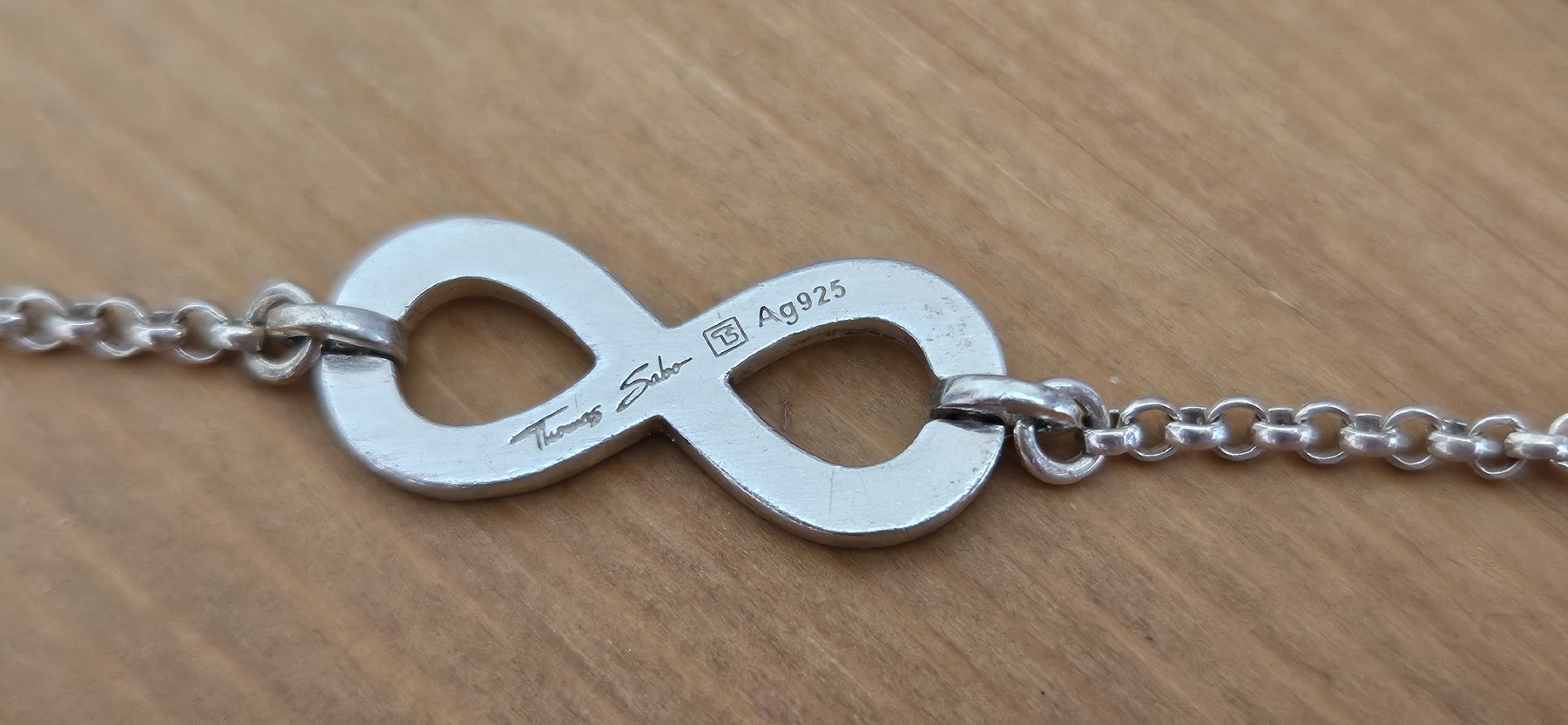 Bracciali & Braccialetti: Thomas Sabo Bracelet, Infinity Design, Sterling Silver. – Usato da Flums venduto da F.Mas 1