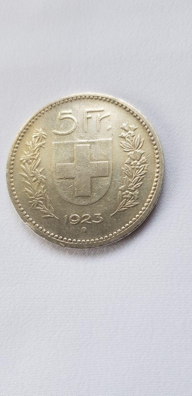 Tutti le monete: 5 Franken 1923 Schweiz – Usato da Dällikon venduto da Toyfan 4