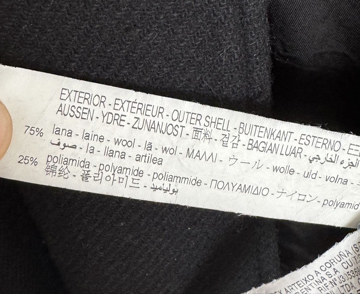 Zara Altro in Moda donna: Zara wool Cape schwarz – Usato da Zürich venduto da di_archive 5