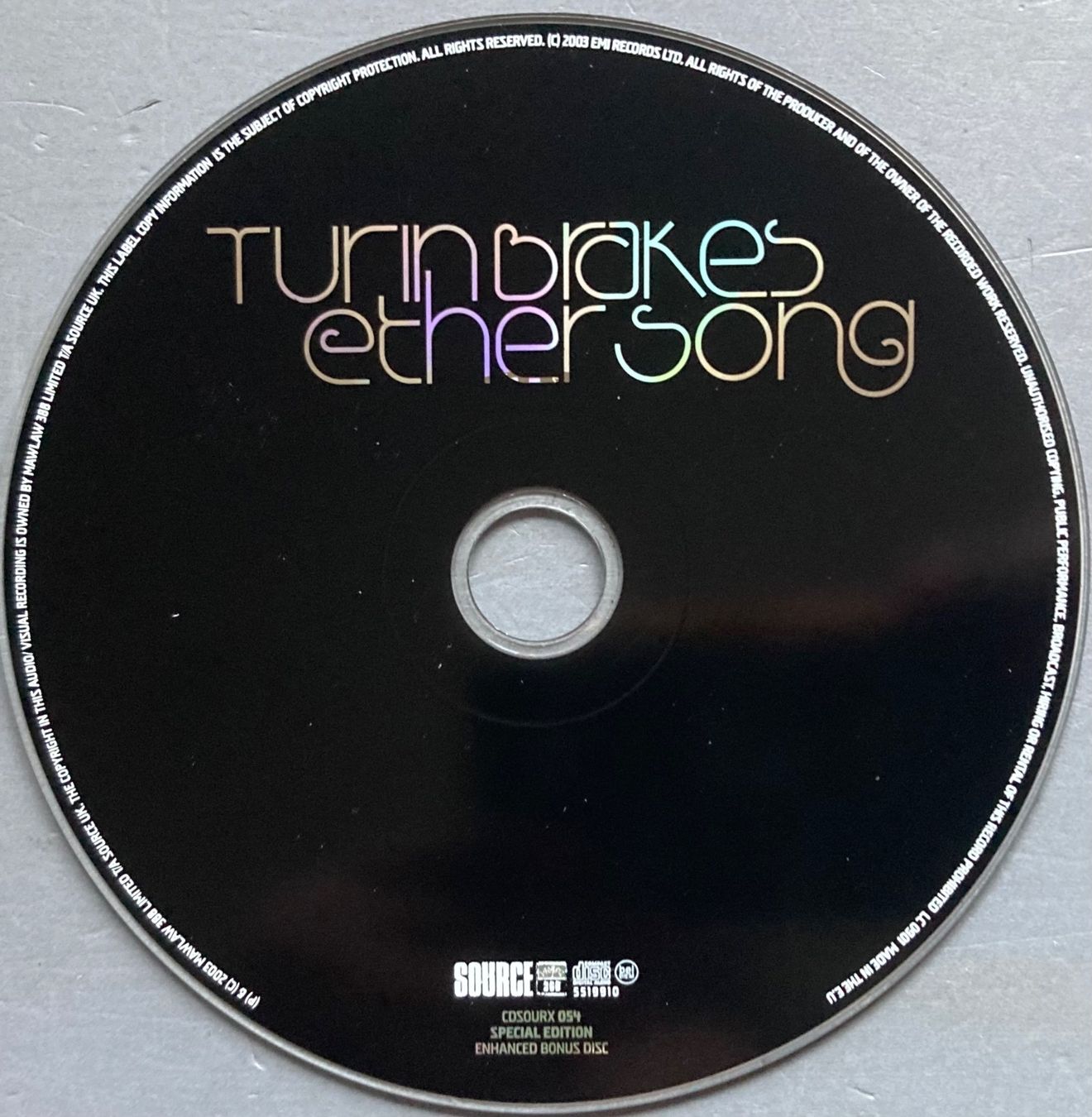 Schallplatten: TURIN BRAKES - ETHER SONG – Gebraucht aus Poliez-Pittet von Newtown-Records 5