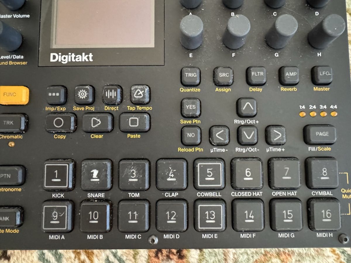 Elektron Musikinstrumente: Elektron Digitakt  – Gebraucht aus Zürich von lowyccc2 2