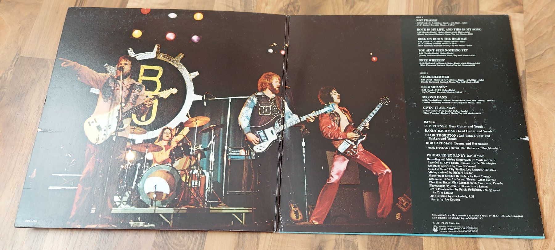Dischi in vinile: LP - BACHMAN TURNER OVERDRIVE - NOT FRAGILE – Usato da Steckborn venduto da Quo7 1