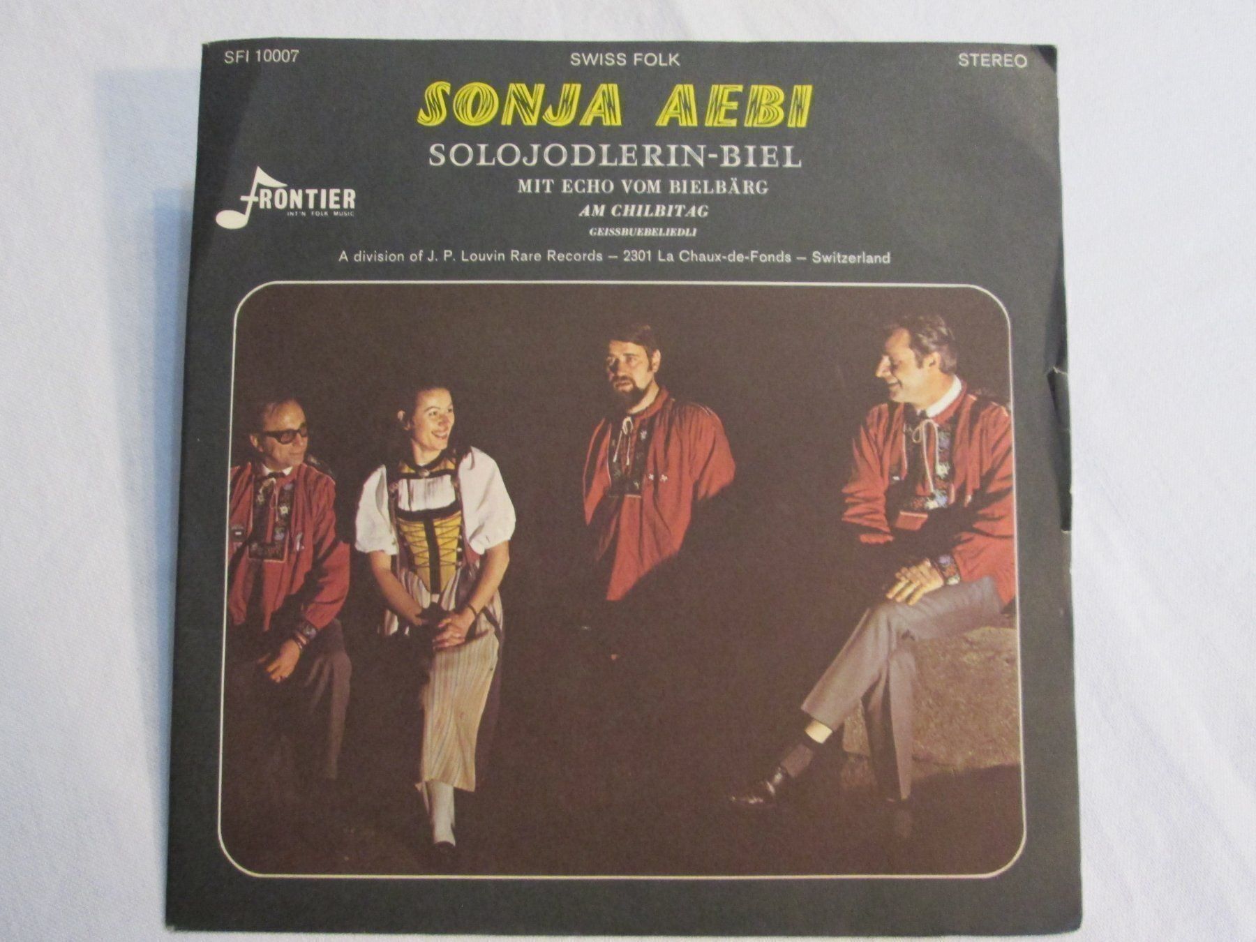 Schallplatten: Disque vinyle Sonja Aebi - Swiss Folk 45T – Gebraucht aus la Chaux-de-Fonds von Lampe