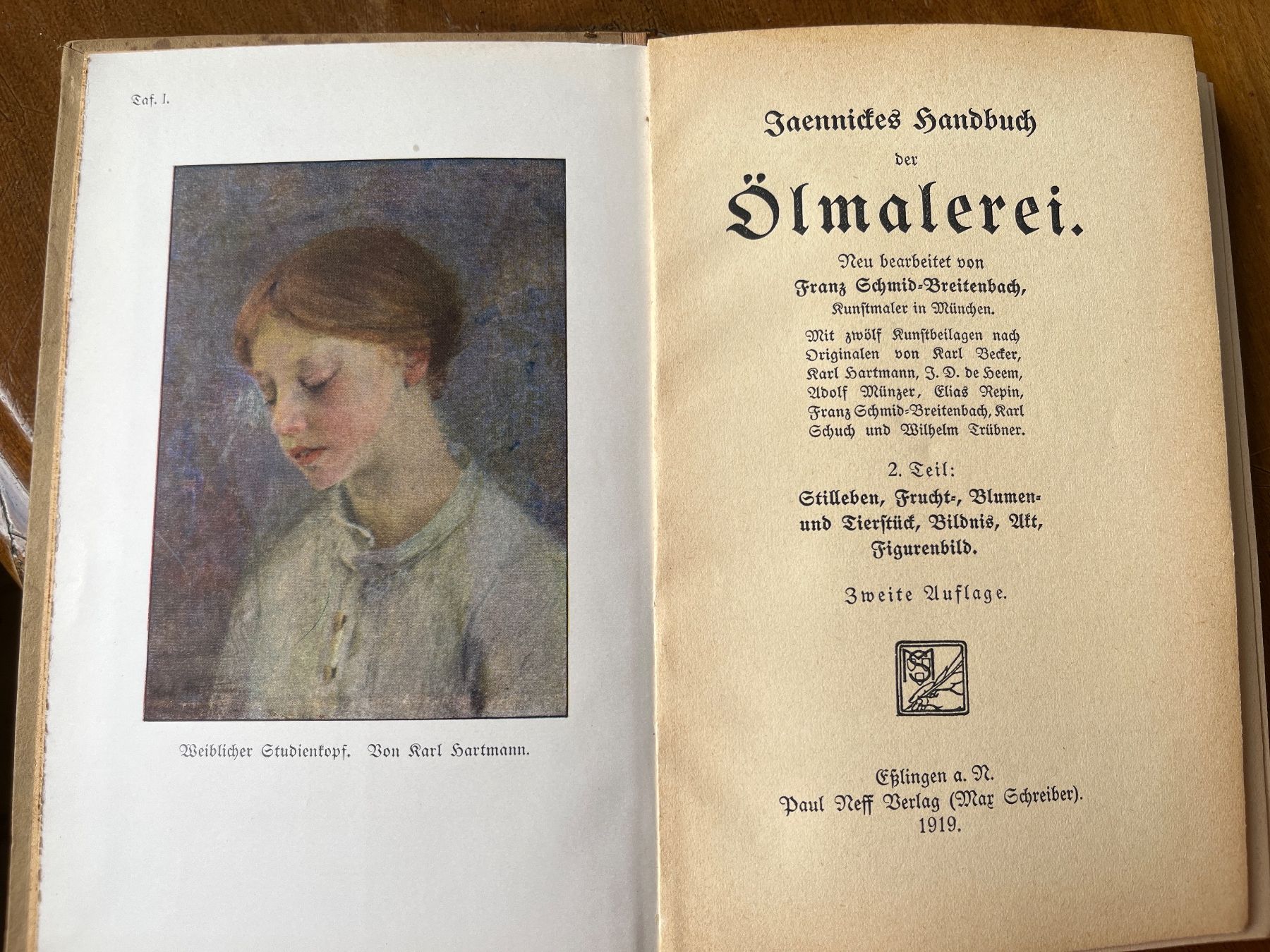 Bücher: Jaennickes Handbuch der Ölmalerei – Gebraucht aus Wangen ZH von via_g5br 1
