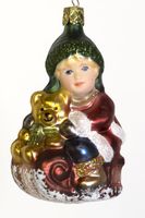 Weihnachtskugel - Glasornament "Kindheitserinnerung"