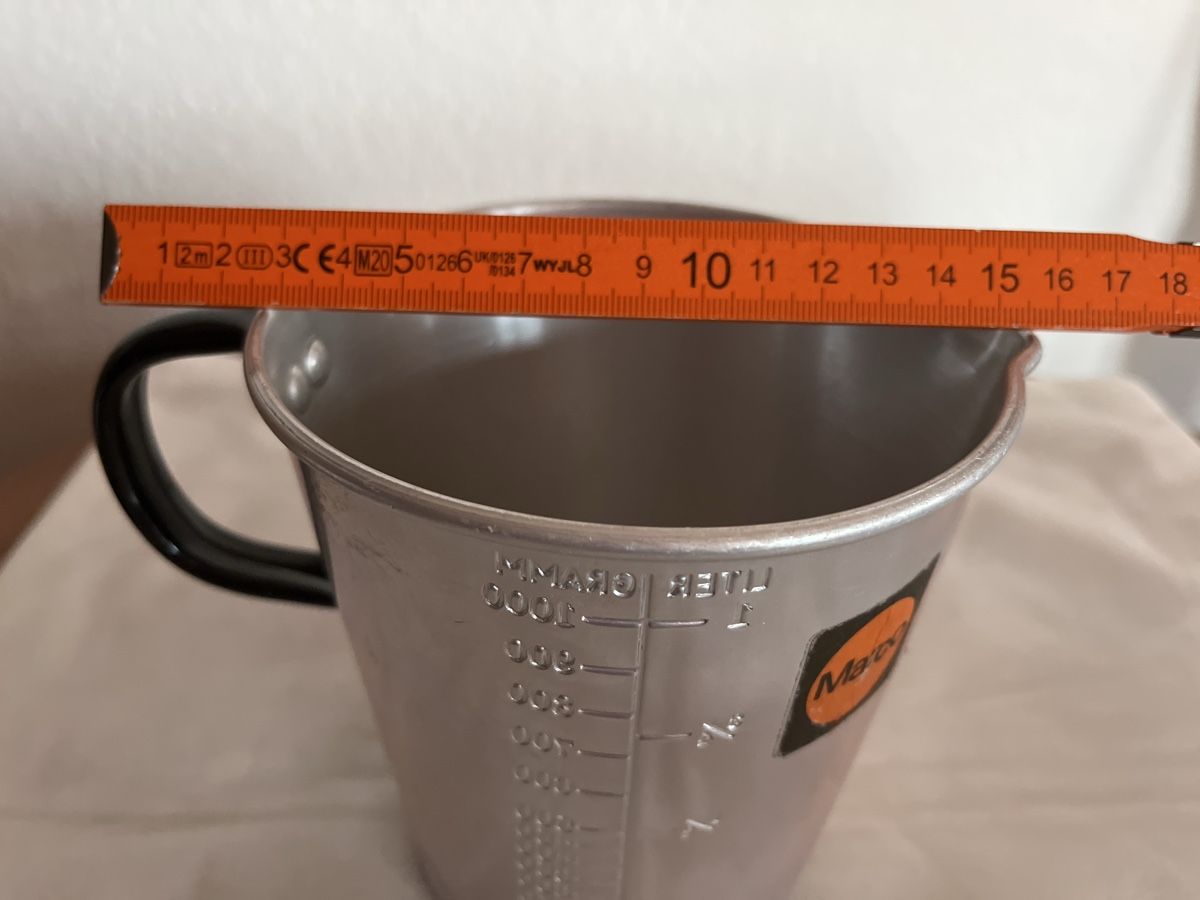 Behälter & Ähnliches: Messbecher Marco Aluminium mit Skala 1 Liter – Gebraucht aus Dübendorf von Gfenni 4
