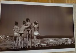 Fotografie Druck b/w - „Ägäische Silhouetten“ 60x90cm