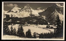 AK Arosa, Bahnhof gegen Furkapass