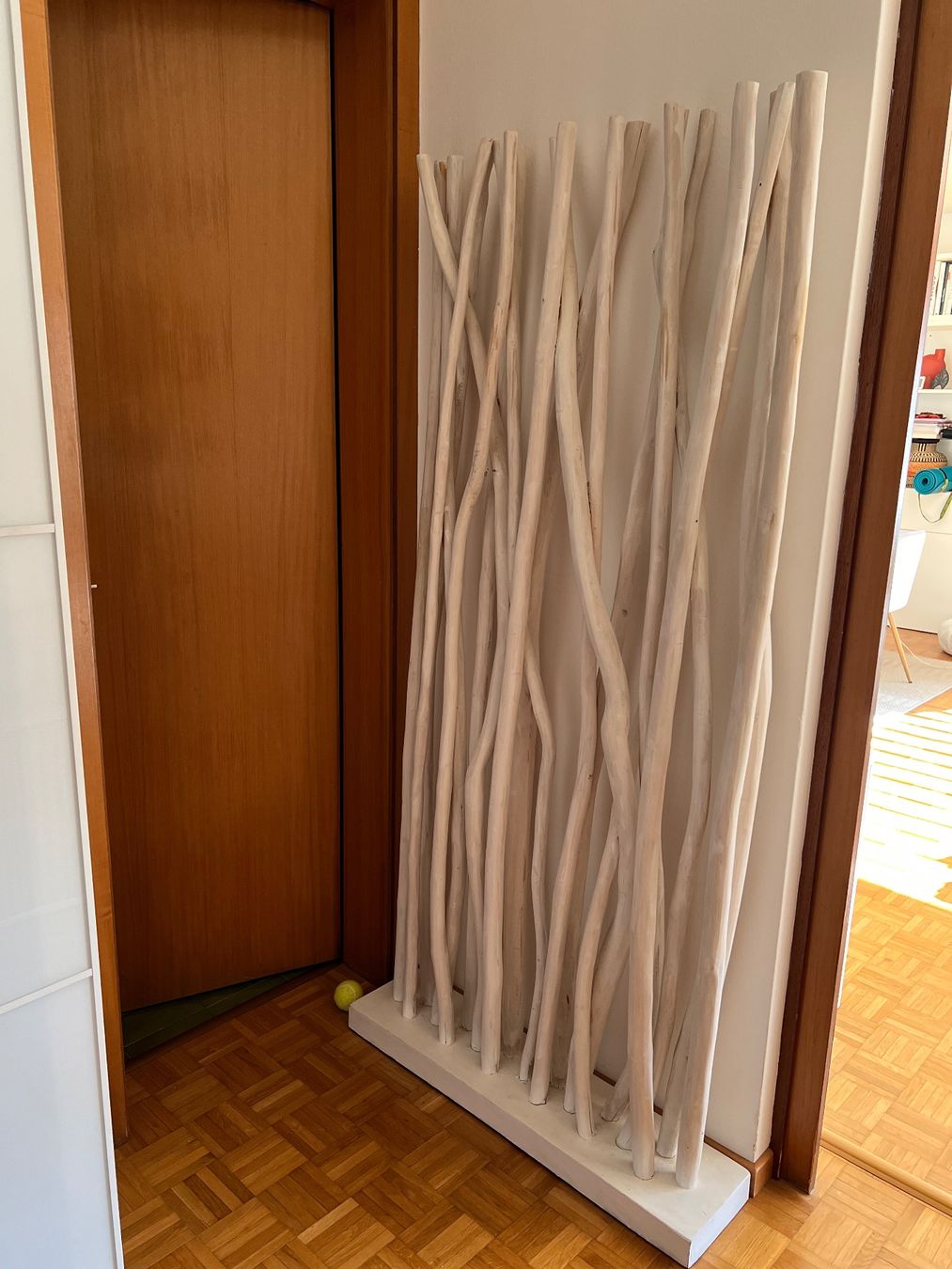 Maisons du monde Paraventi: Paravento bianco in tek – Usato da Sorengo venduto da LaVale 2