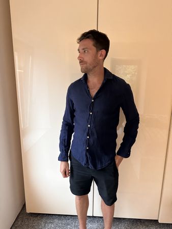 Boggi linen shirt M