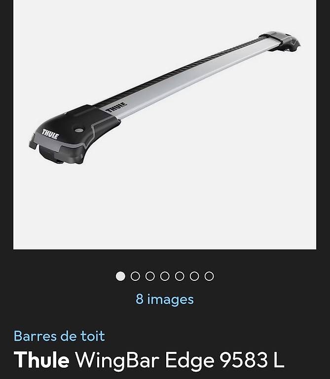 Portapacchi: Thule SnowPack Extender + Thule WingBar Edge 9583 L – Usato da Muraz (Collombey) venduto da kukham 2