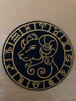 Sternzeichen des Zodiaks Widder Patch Aufnāher