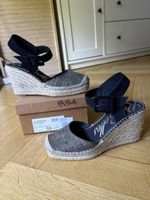 Sandales compensées Rebbelles BARCELONA taille 39 noires