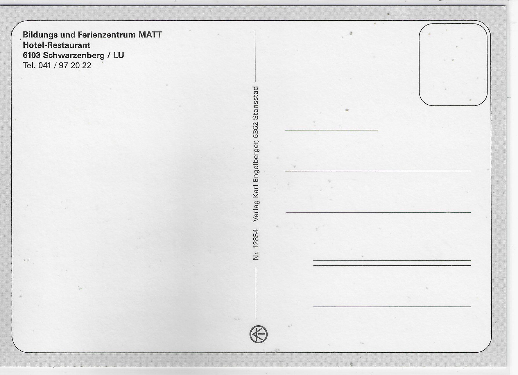 Cartoline postali: Flugaufnahme Schwarzenberg im Winter – Usato da Ettingen venduto da Kartenplanet 1