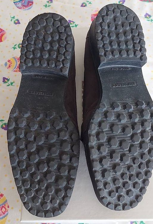 Brunate Scarpe da donna: Mocassins BRUNATE en daim brun clair – Usato da Tschugg venduto da uldrypr 2