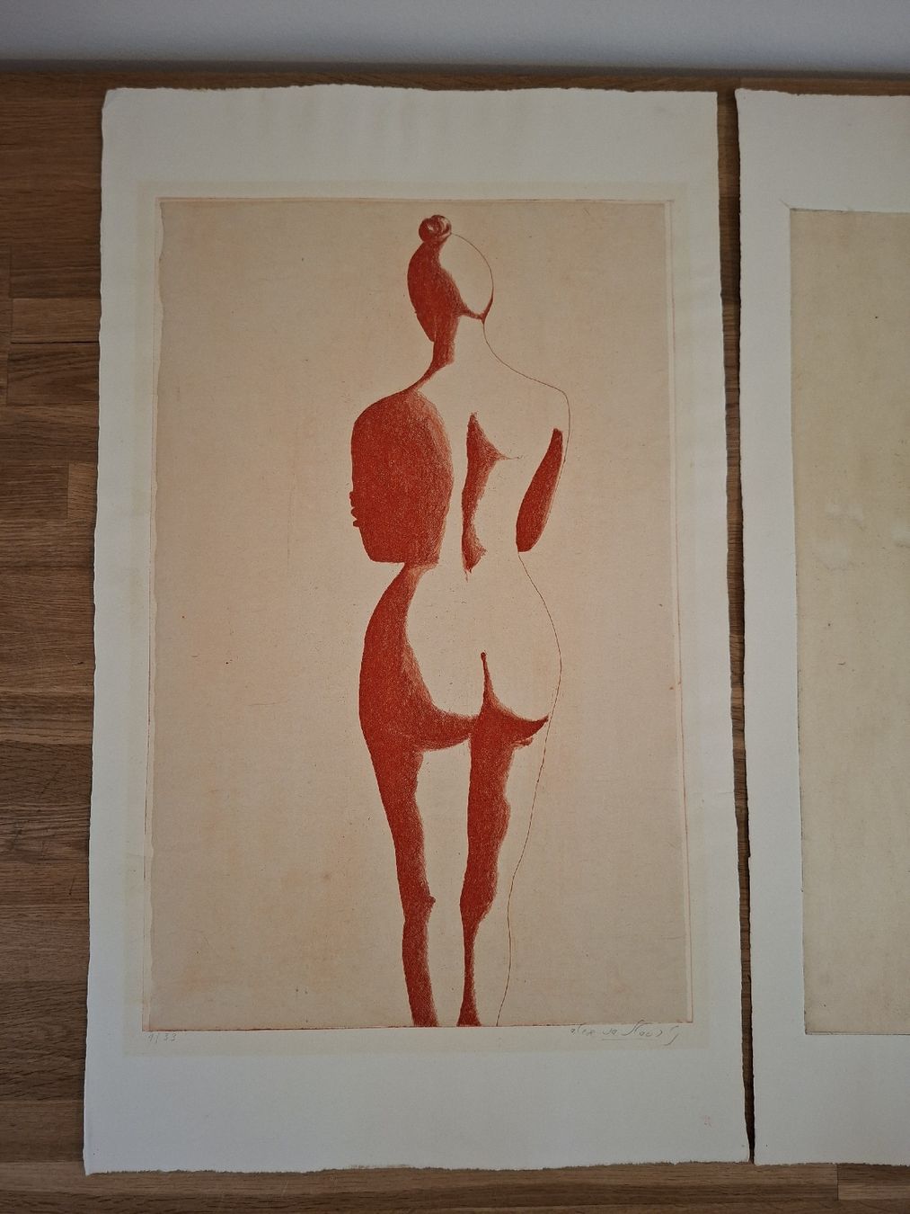 Grafica & Litografie: Alex Sadkowsky  Radierung 2 Stk. – Usato da Volketswil venduto da benluke 1