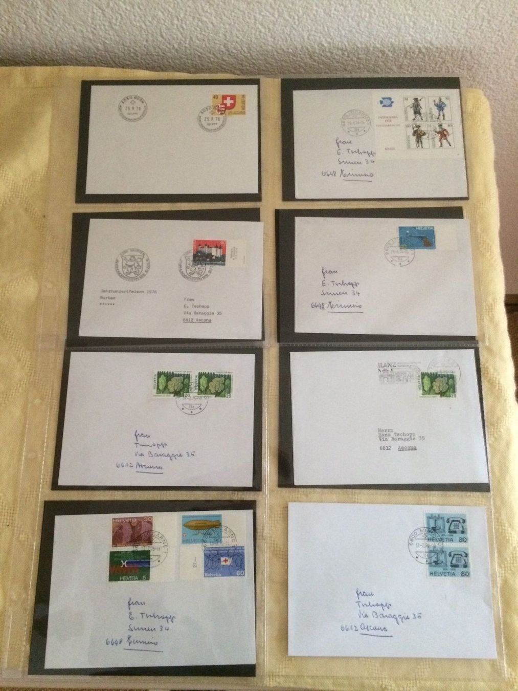 Alle Briefmarken: 25 Stk.CH-Briefmarken 1974/75/76/78 – Gebraucht aus Buchs AG von ReaNaTsch