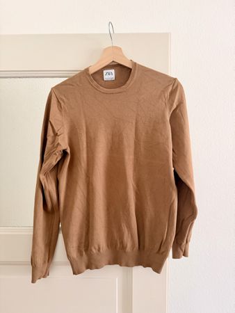 Pull Zara Homme - Taille S - Marron Automne comme neuf