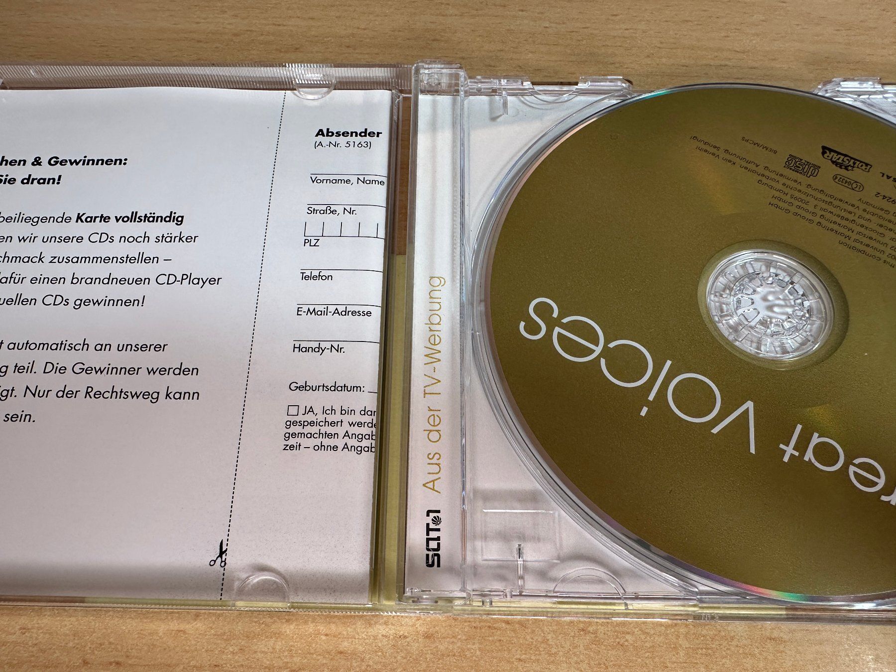 CD: J3 Various – Great Voices – Usato da Rikon im Tösstal venduto da Alpenmutz 2