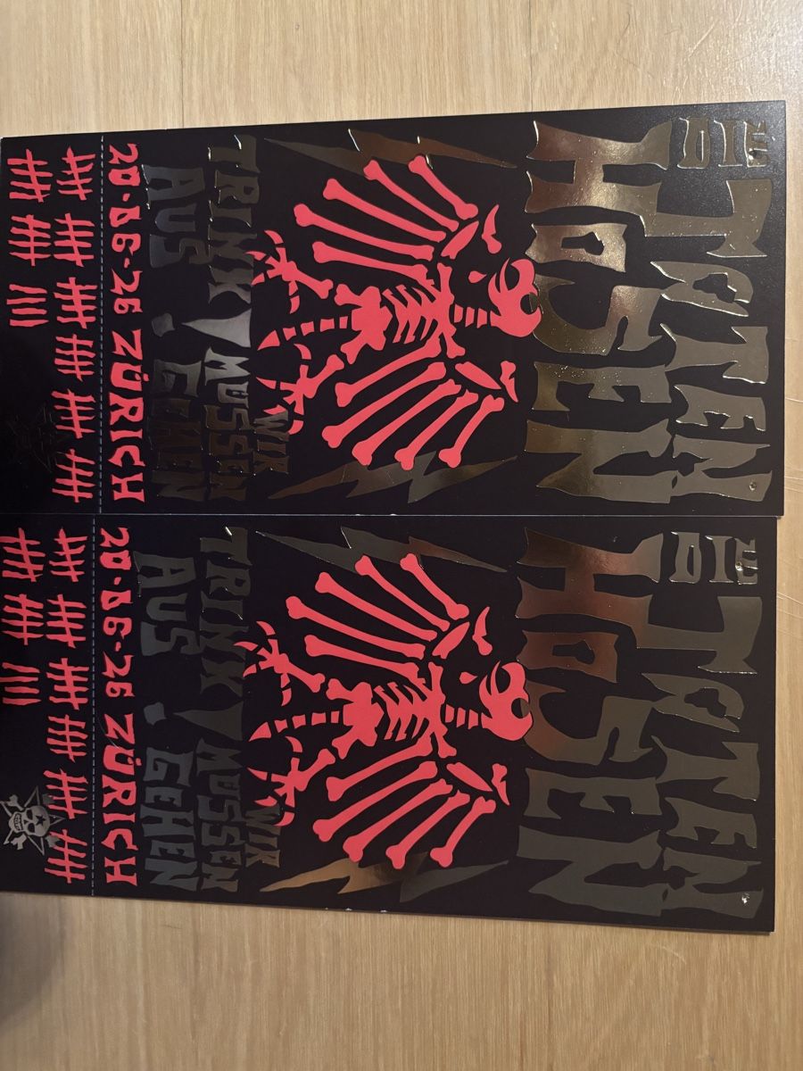 Biglietti: Tickets Tote Hosen 20.06. – Nuovo e nell'imballaggio originale da Dällikon venduto da Stoeffu73