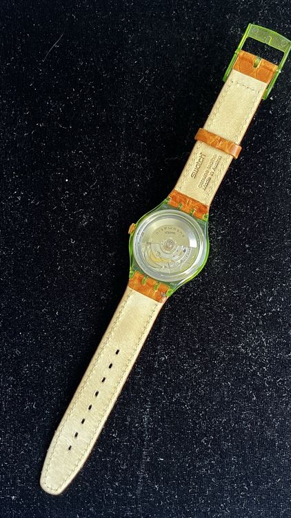 Swatch Montres: Swatch Automatic Uhr mit Lederband, Vintage, Rarität! – Neuf (Voir description) à Grenchen par chththl 7