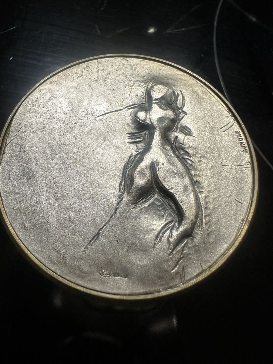 Medaglie: Giuseppe Aimone Silber-Basrelief auf Metallkörper – Usato da Altendorf venduto da Quietwater