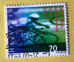 Nr.989 GESTEMPELT Radfahrer 2000   Siehe Original Fotos.  ﻿