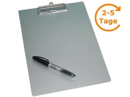 Klemmbrett, DIN A4, aus Metall